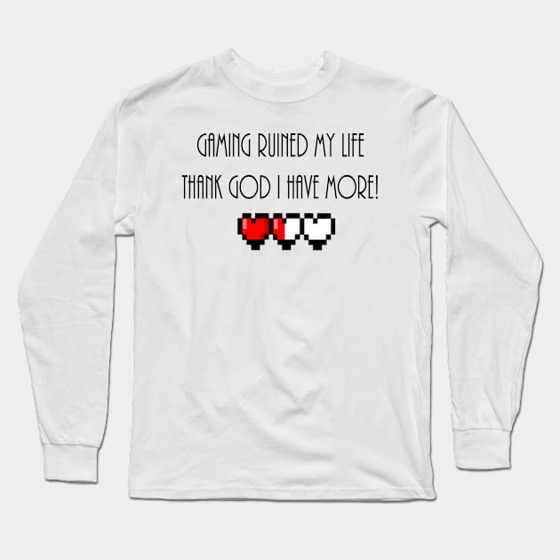 Gamer lives! Long Sleeve T-Shirt by Xinoni